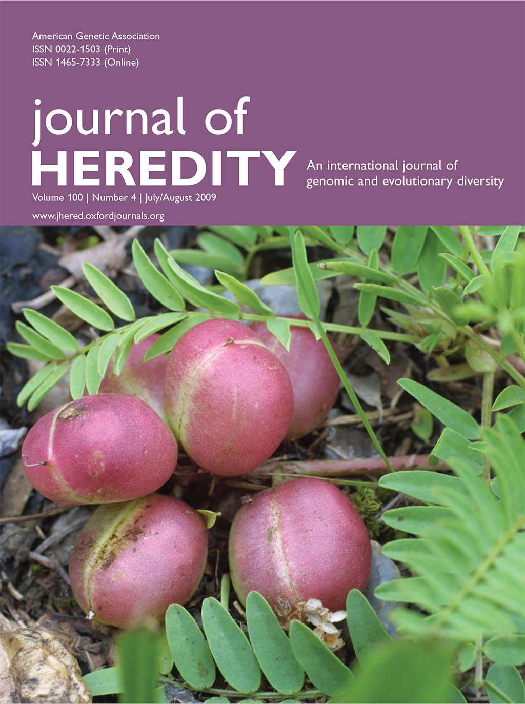 Journal of Heredity, July/August 2009