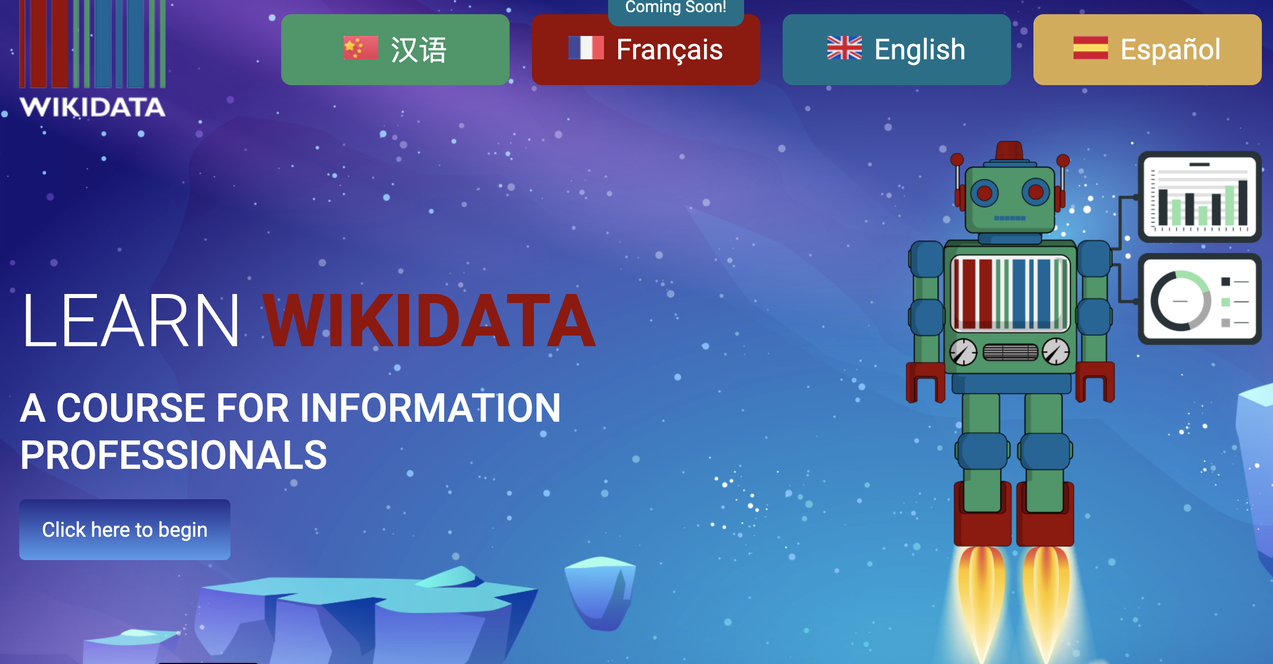 Learn Wikidata splash screen